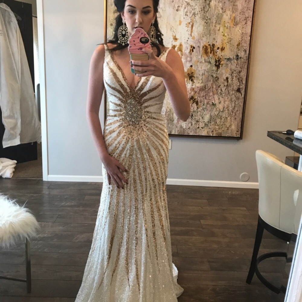 Sherri hill all sequin gown